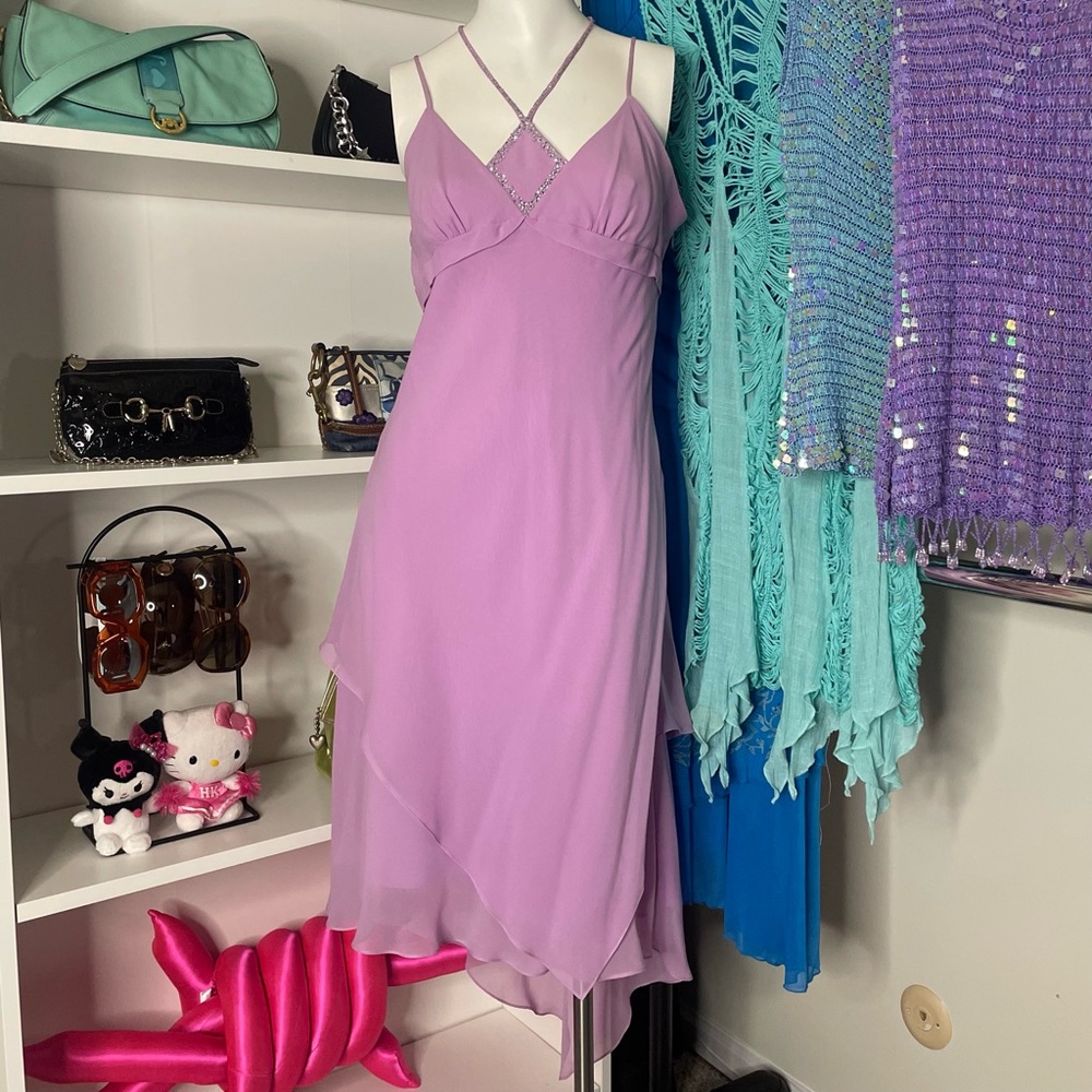 Lilac Silk Fairy Dress